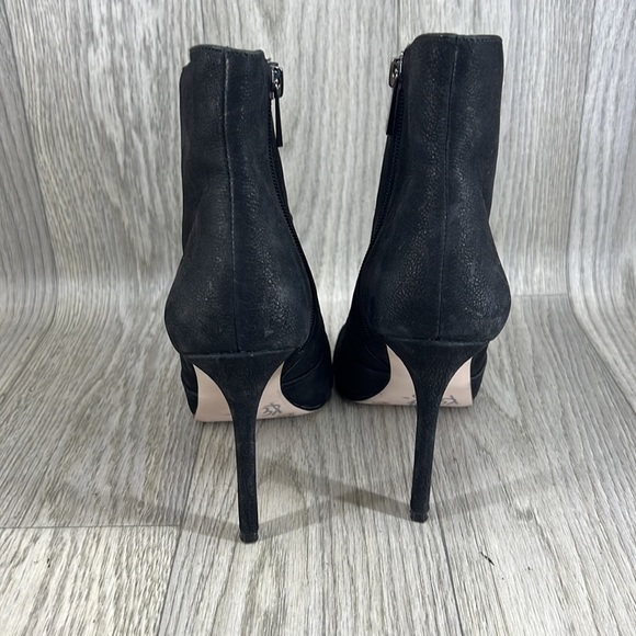 Jessica Simpson Jiven Leather Peep-Toe Heels - Picture 6 of 11